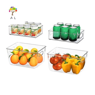 4 pzs cajas de almacenamiento con correas para refrigerador freezer armario (1)