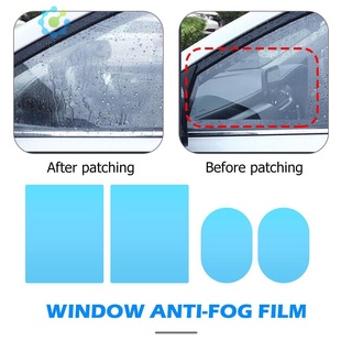 Hidduck✡4 pzs espejo retrovisor de coche/películas protectoras para ventana/espejo antiniebla/películas Anti lluvia✡Stock