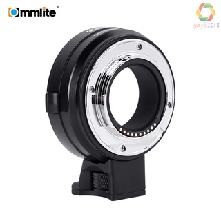 Commlite CM-EF-FX Electronic Camera Lens Mount Adapter Ring Support IS Image Stabilization EXIF Signal Transmission AF Auto Focus for Canon EF/EF-S Lens to Fujifilm FX Mirrorless Camera X-T100 X-T20 X-T3 X-H1 X-A5 X-T2 X-PRO2 X-T10 X-T1 X-E2 X-M1 X-E1
