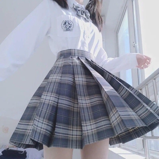 Original JK celosía falda uniforme marinero traje estudiante plisado Mini faldas 21041409