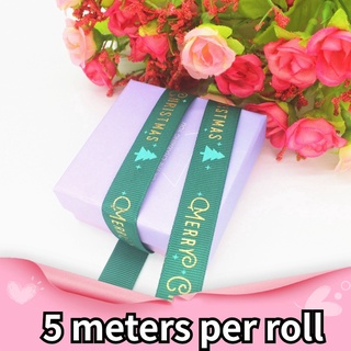 5meters roll DIY 16mm Grosgrain Ribbon christmasWedding Festival Hair Bow Sewing For Crafts (6)