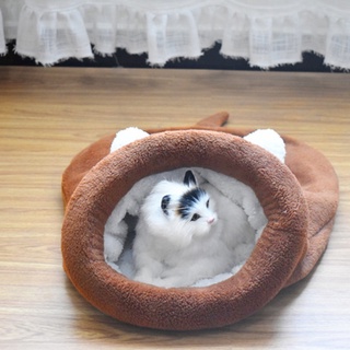 Cama de gato suministros para mascotas cama de gato suave cálido gato casa alfombrillas cama de cachorro divertido