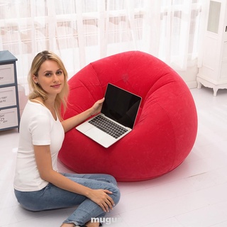 Al aire libre grande sala de estar decoración del hogar cómodo plegable inflable puf silla (7)