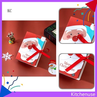 [KC] Cajas de dulces duraderas con temática de navidad, cajas de embalaje resistentes al desgaste para el hogar