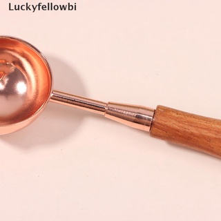 [luckyfellowbi] cuchara de cera de sellado anti-caliente mango de madera retro de cera de estampado de cucharas sellos artesanía [caliente] (8)