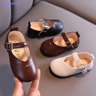 niñas zapatos 2021 primavera y otoño nuevos niños coreanos s zapatos de cuero suela suave baotou princesa zapatos de bebé solo zapatos de guisantes zapatos