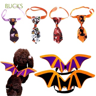 BUCKS Gracioso Alas de murciélago Lindo Perro Vestir Corbata para mascotas Ropa para mascotas Accesorios para mascotas Adorable Regalo para mascotas Cachorro Decoración de Halloween Disfraces para perros