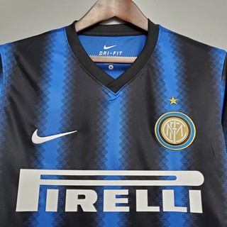 2010-2011 Retro Jersey Inter Milan Local Camiseta de Fútbol Personalización Nombre Número Vintage Jersey (3)