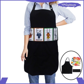 Story Telling Apron Picture Book Teaching Apron for Teachers with Pocket Teaching Cards Display Educational Toys for