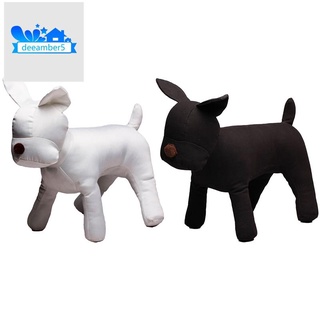 Algodón perro el perro conjuntos de ropa de perro exhibición maniquí para tienda de mascotas ropa mascota ropa Collar decoraciones mostrar blanco