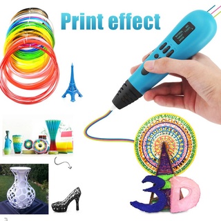 3D Printing Pen Multicolor Scribble Filament Printing Pen with OLED Screen