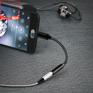 Un Cable adaptador de Audio compacto tipo C macho A 3,5 mm hembra auriculares AUX convertidor de auriculares de alta fiabilidad para el teléfono móvil