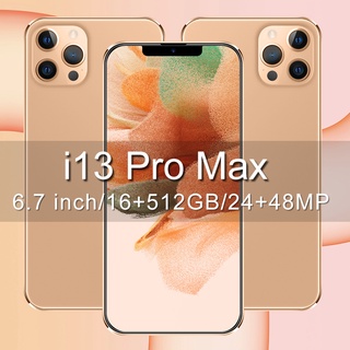 i13 pro Max Smartphone 6.7Pulgadas flequillo pantalla grande