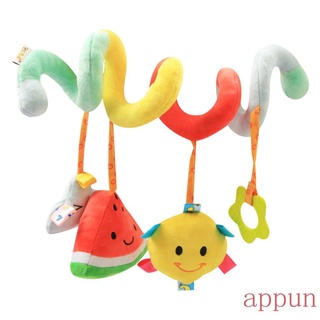APPUN-Baby Cama Cuna Espiral Relleno Fruta Incorporada Sonda , Mordedor Viento Campanillas Juguete Educativo Para Niños/Niñas