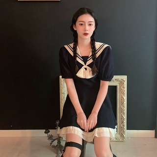 lolita vestido de moda manga corta suelta slim verano retro mujer (4)