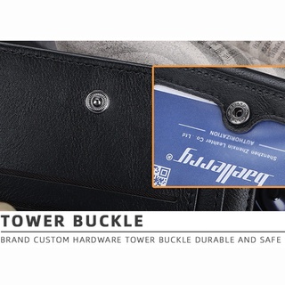 Baellerry New Men's PU Wallet Short Vertical Multi Card Coin Card Wallet Multi-function Fashion Purse (9)