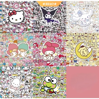 50pcs Nuevo Sanrio Pegatinas Hello Kitty Kuromi My Melody Lindo Paquete De Juguetes Para Niñas Portátil Piel Kawaii Stic