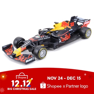 Bburago 1:43 2019 Red Bull Team Rb3 # 33 F1 Racing Formula Car Static Die Cast vehículos coleccionables modelo de coche juguetes