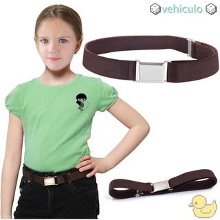 vehiculo moda elástico cinturones elásticos estiramiento cintura cinturón elástico lona cinturones unisex niños ajustables/multicolor