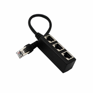 [zhongling] Cable Adaptador Ethernet De 1 A 3 puertos Rj45 Y divisor Para gato 5/gato 6 Lan