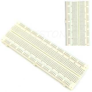Com* MB-102 - tabla de pan DIY de 830 puntos, sin soldadura, placa PCB para desarrollar