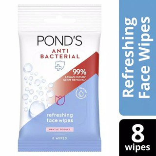 Pond'S antibacteriano refrescante toallitas faciales