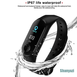 [shanyazi] reloj inteligente/pulsera con rastreador de ejercicios/presión arterial/frecuencia cardiaca m3 (6)