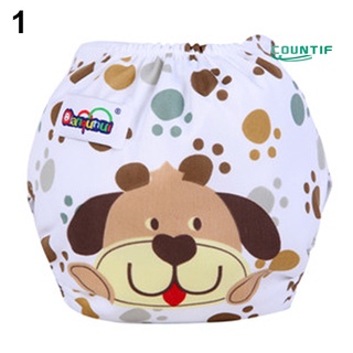 Bebé bebé reutilizable lavable pañal de tela niños pañal cubierta ajustable pañales countif (6)