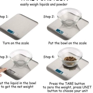 Balanzas digitales de cocina para café, 5 kg, 1 g, calidad superior, plata WFI
