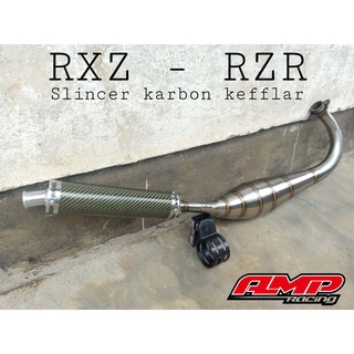 Rxz escape - RZR REPSOL - Kefflear de carbono delgado de acero inoxidable