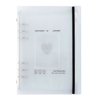 KMM A5 Transparente Photocard Binder Almacenamiento Coleccion Libro Corea KPOP Idol Foto Organizador Álbum DIY Diario Lifelog (6)