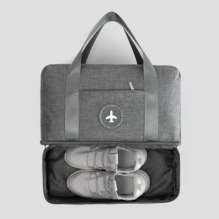 Dream Travel - tres (mojado, seco, zapatos) bolsa de viaje de almacenamiento - bolsa de viaje - negro