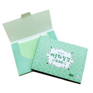 100 hojas/paquete de aceite Facial de té verde hojas de hinchazón de papel limpiador de aceite Facial Control de aceite absorbente papel