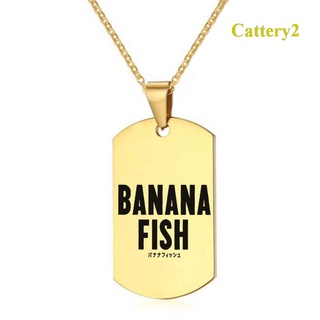 Cattery2 Mtdbpk Banana Fish Anime impresión HD collares regalos Cosplay collares