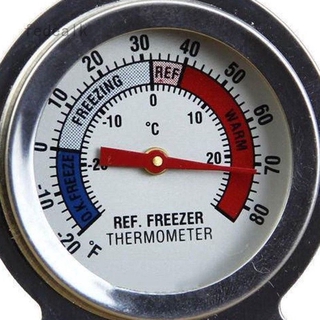 Fedealk - termómetro de acero inoxidable para frigorífico, congelador, diseño de acero inoxidable