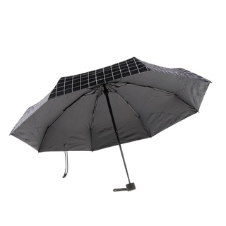 [shar1] paraguas de bolsillo manual ultra ligero compacto plegable anti-uv para mujer (5)