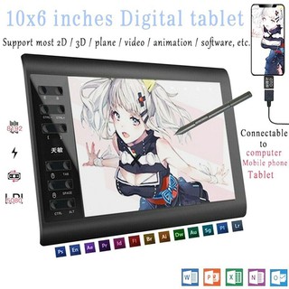 G10 tableta Digital duradera lectura rápida 10 x 6 pulgadas gráfico bloc de dibujo para teléfono Tablet portátil (1)