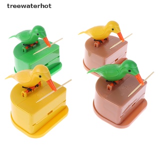 [treewaterhot] dispensador de palillos de dientes dispensador de mesa de pájaro decoración de mesa de palillo de dientes caja mx