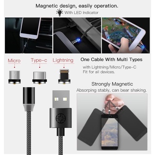 Cable de carga magnético micro USB 3 en 1 (3)