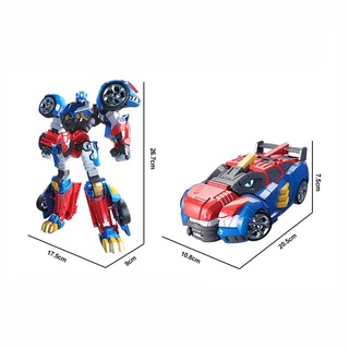 Mini fuerza dos modos Mecha y vehículo transformación Robot juguetes figuras de acción MiniForce X deformación dinosaurio juguete (4)