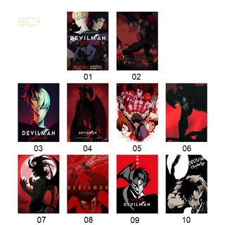 BCF Decoración De Arte De Pared Devilman Crybaby Japón Anime Caliente Lienzo Pintura Póster De Seda Del Hogar