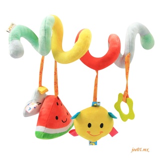 jx-bebé cama cuna espiral relleno fruta incorporada sonda, mordedor campanas de viento