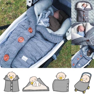 cualquier bebé recién nacido invierno caliente dormir cochecito niño manta sacos de dormir.