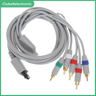 (Clubofelectronic) Cabo Componente Hdtv Audio Video Av 5rca 1080p Para Nintendo Wii