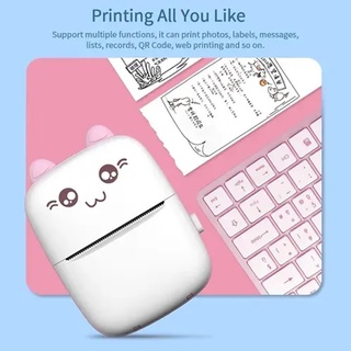 【Nuevo producto】Impresora de bolsillo portátil máquina de impresión térmica Bluetooth Mini imagen Lable (4)