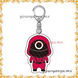 Squid Game Keychain TV Squid Game Doll Model Pendant Backpack Decoration[<(＾－＾)>
