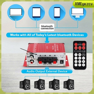 [xmeykzcv] inalámbrico g8 200w bluetooth 2 canales amplificador amplificador receptor hi-fi estéreo 2.0 ch para altavoces de coche en casa 100w x 2