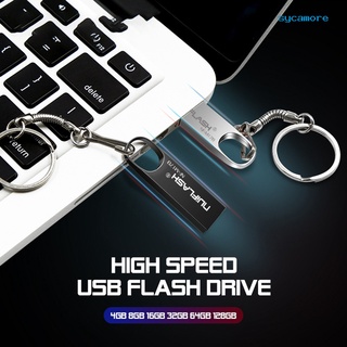 【Sycamore】 4/8/16/32/64GB High Speed USB Flash Drive U Disk Memory Stick Pen with Key Ring