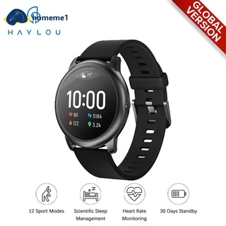 Nuevo Original xiaomi Haylou LS05 Solar Smartwatch Deporte Metal Frecuencia Cardíaca Sueño Monitor IP68 Impermeable iOS Android Versión Global De Youpin En Stock