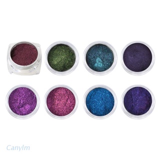 Canylm espejo perla polvo resina epoxi purpurina camaleones pigmento resina joyería fabricación